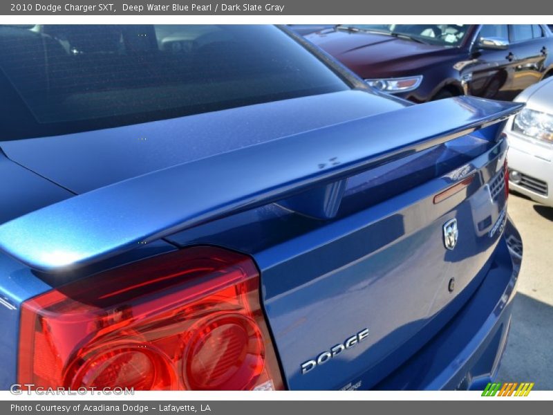Deep Water Blue Pearl / Dark Slate Gray 2010 Dodge Charger SXT
