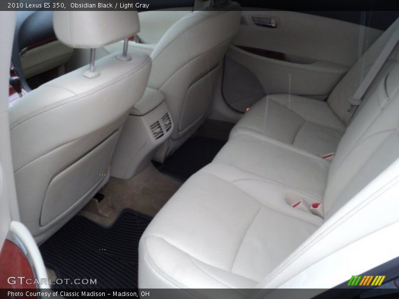 Obsidian Black / Light Gray 2010 Lexus ES 350