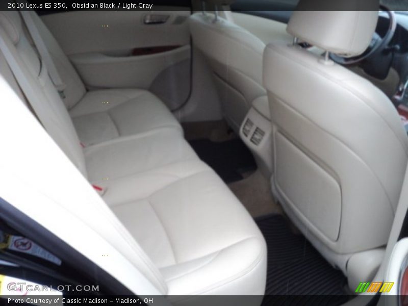 Obsidian Black / Light Gray 2010 Lexus ES 350