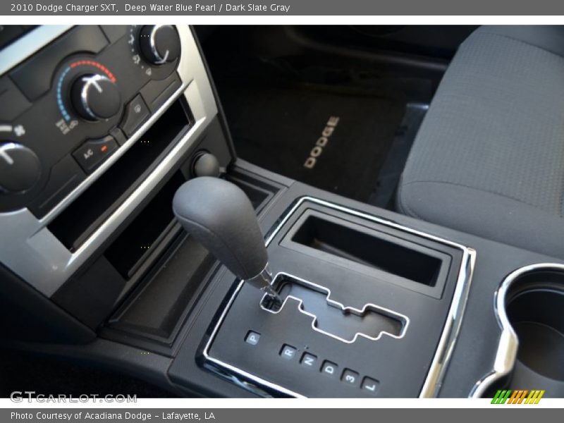 Deep Water Blue Pearl / Dark Slate Gray 2010 Dodge Charger SXT