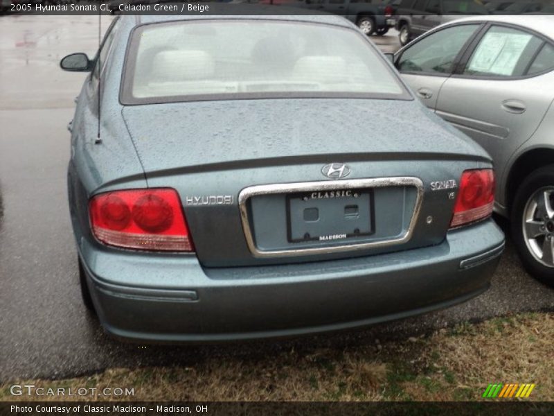 Celadon Green / Beige 2005 Hyundai Sonata GL
