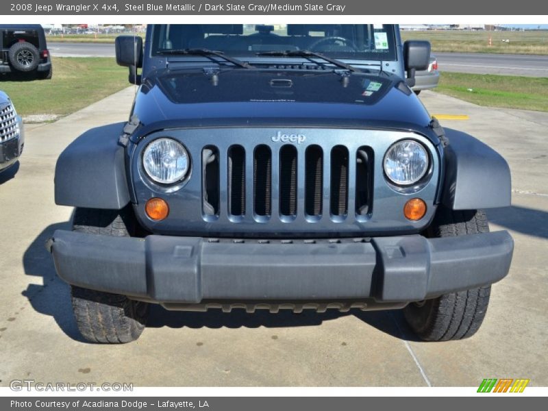 Steel Blue Metallic / Dark Slate Gray/Medium Slate Gray 2008 Jeep Wrangler X 4x4