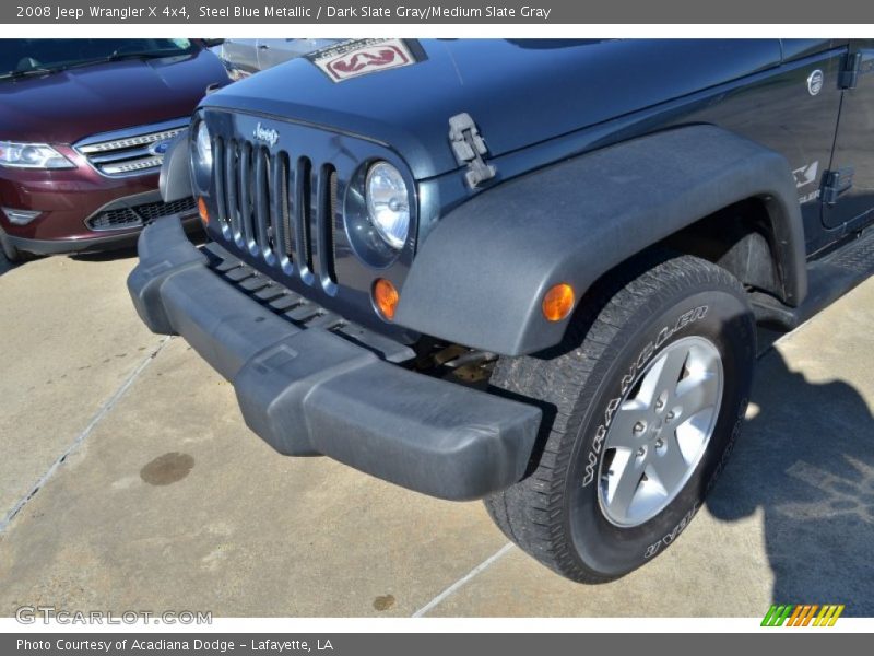 Steel Blue Metallic / Dark Slate Gray/Medium Slate Gray 2008 Jeep Wrangler X 4x4