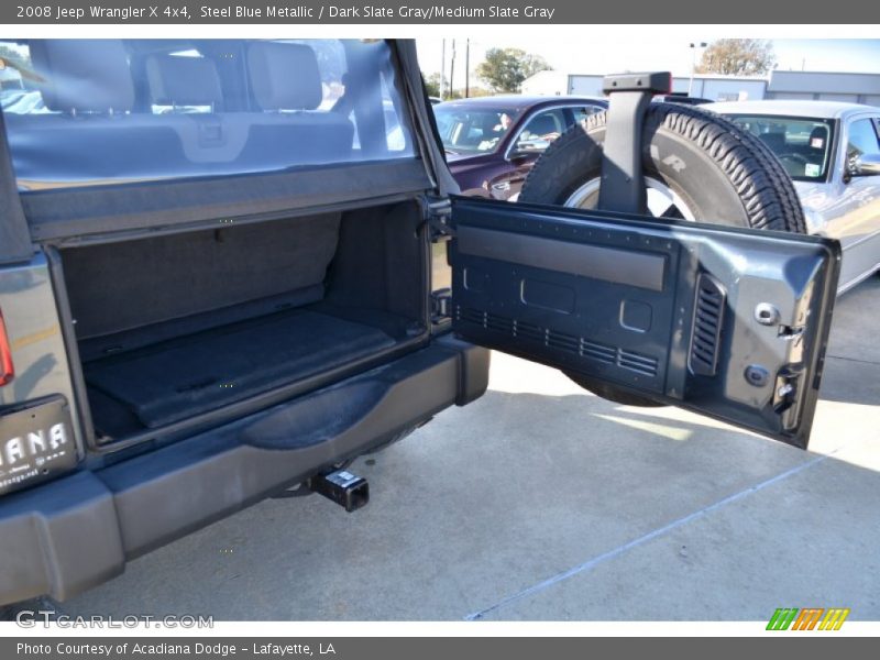 Steel Blue Metallic / Dark Slate Gray/Medium Slate Gray 2008 Jeep Wrangler X 4x4