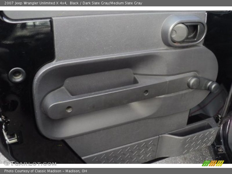 Black / Dark Slate Gray/Medium Slate Gray 2007 Jeep Wrangler Unlimited X 4x4