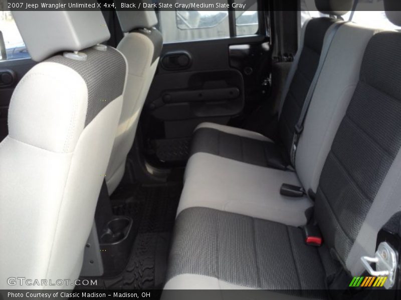 Black / Dark Slate Gray/Medium Slate Gray 2007 Jeep Wrangler Unlimited X 4x4
