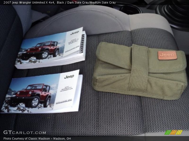 Black / Dark Slate Gray/Medium Slate Gray 2007 Jeep Wrangler Unlimited X 4x4