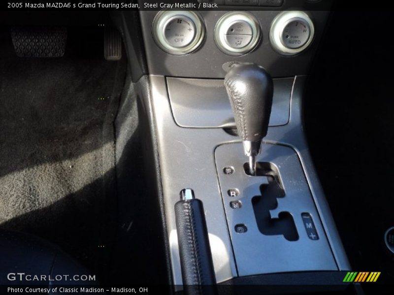 Steel Gray Metallic / Black 2005 Mazda MAZDA6 s Grand Touring Sedan