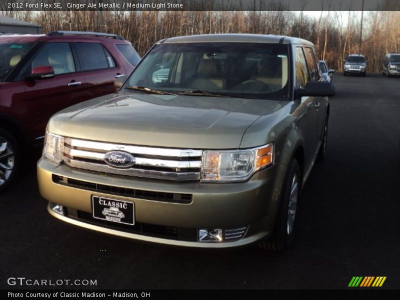 Ginger Ale Metallic / Medium Light Stone 2012 Ford Flex SE