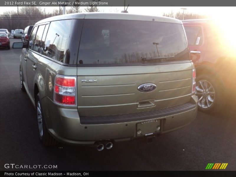 Ginger Ale Metallic / Medium Light Stone 2012 Ford Flex SE