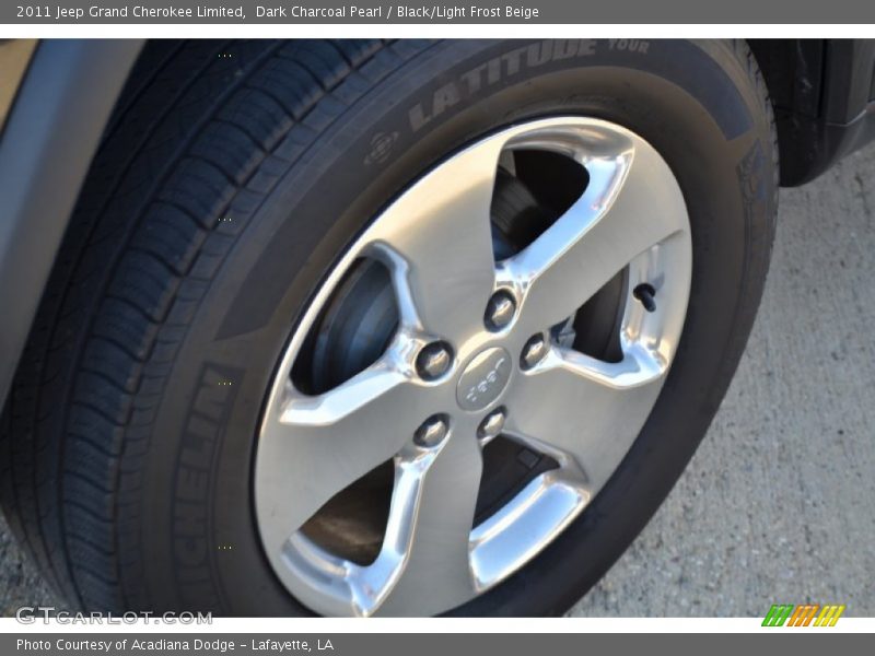 Dark Charcoal Pearl / Black/Light Frost Beige 2011 Jeep Grand Cherokee Limited