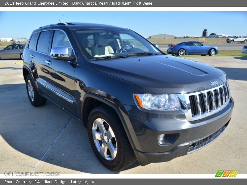 Dark Charcoal Pearl / Black/Light Frost Beige 2011 Jeep Grand Cherokee Limited