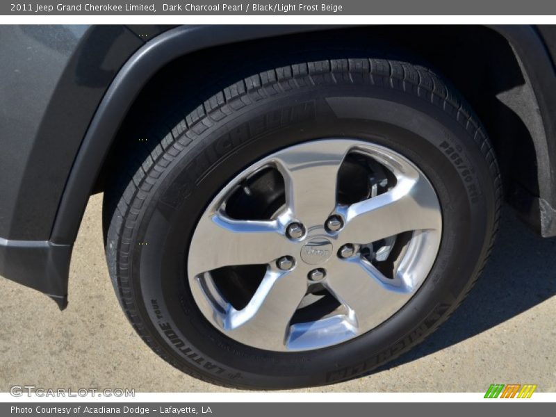 Dark Charcoal Pearl / Black/Light Frost Beige 2011 Jeep Grand Cherokee Limited