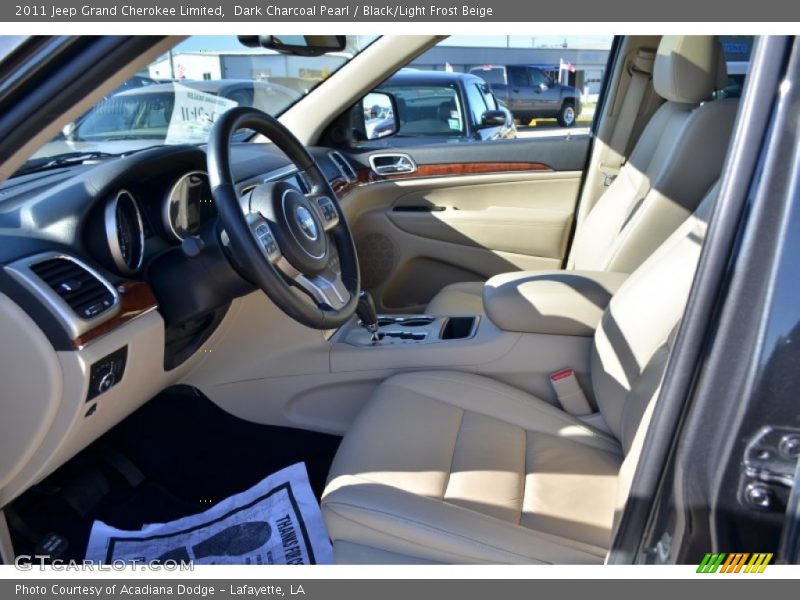 Dark Charcoal Pearl / Black/Light Frost Beige 2011 Jeep Grand Cherokee Limited