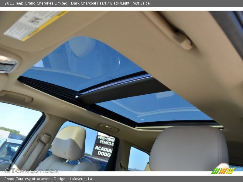 Dark Charcoal Pearl / Black/Light Frost Beige 2011 Jeep Grand Cherokee Limited