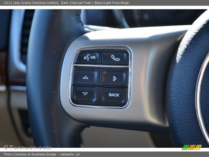 Dark Charcoal Pearl / Black/Light Frost Beige 2011 Jeep Grand Cherokee Limited