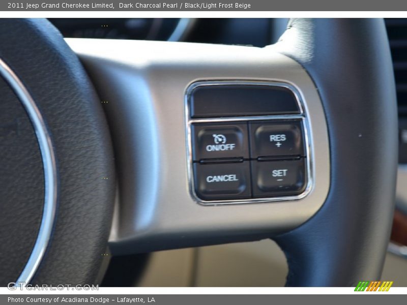 Dark Charcoal Pearl / Black/Light Frost Beige 2011 Jeep Grand Cherokee Limited