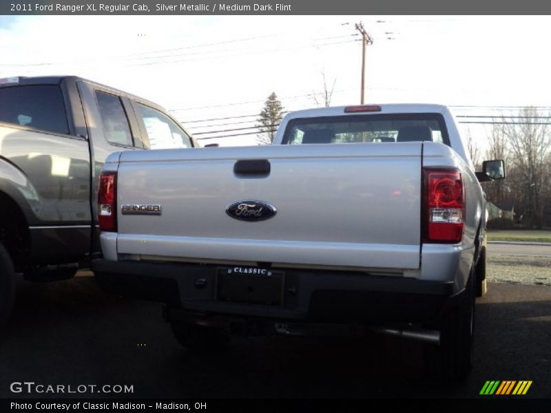 Silver Metallic / Medium Dark Flint 2011 Ford Ranger XL Regular Cab