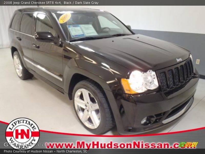Black / Dark Slate Gray 2008 Jeep Grand Cherokee SRT8 4x4