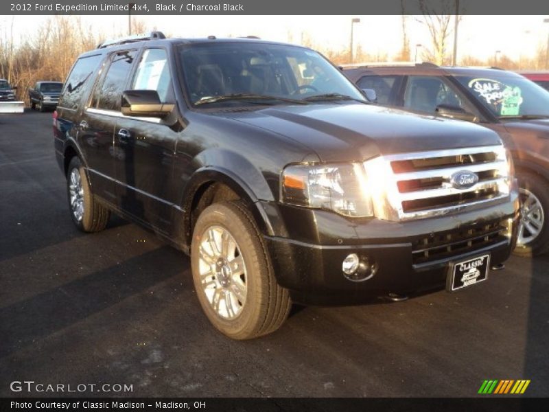 Black / Charcoal Black 2012 Ford Expedition Limited 4x4