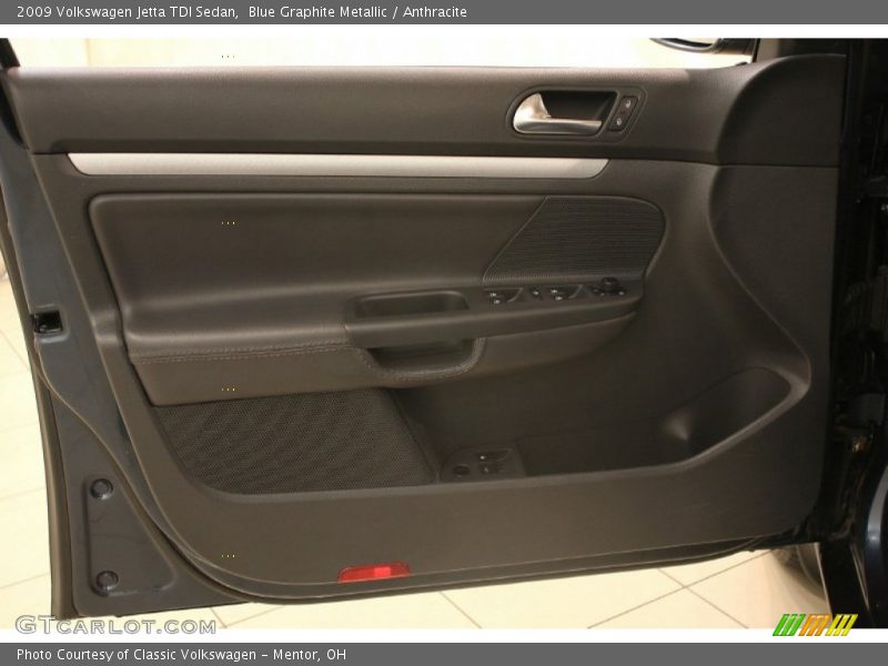 Blue Graphite Metallic / Anthracite 2009 Volkswagen Jetta TDI Sedan