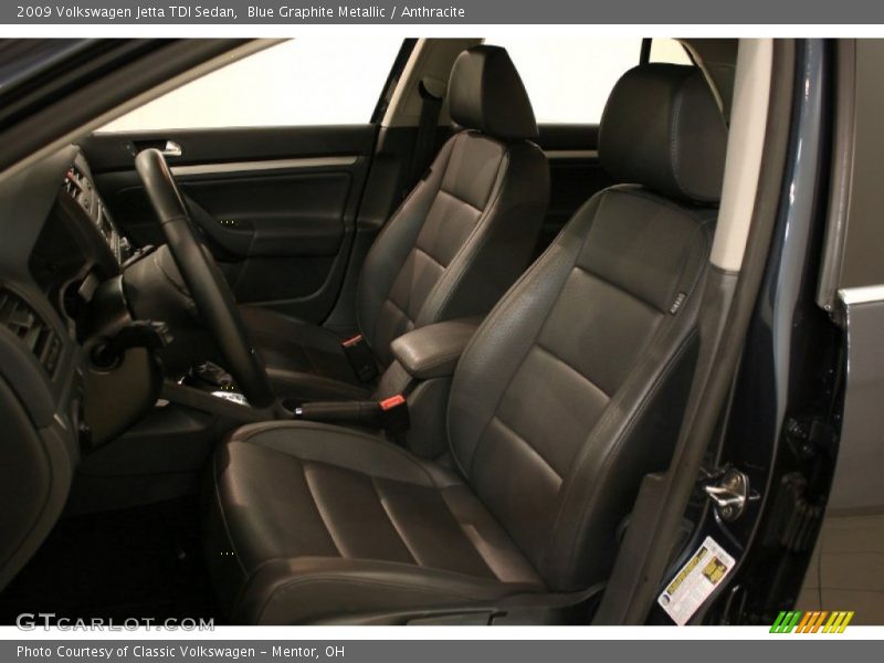 Blue Graphite Metallic / Anthracite 2009 Volkswagen Jetta TDI Sedan