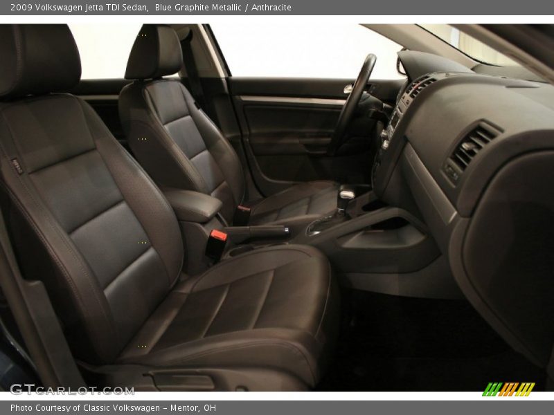 Blue Graphite Metallic / Anthracite 2009 Volkswagen Jetta TDI Sedan