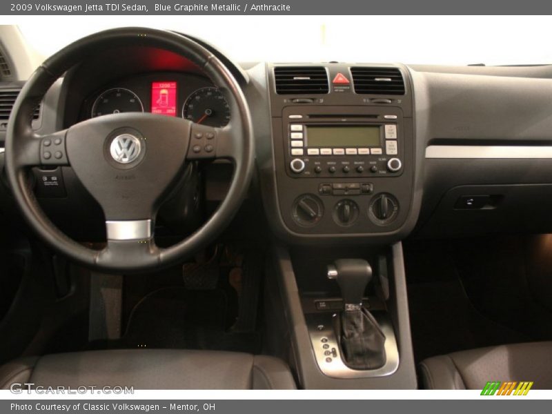 Blue Graphite Metallic / Anthracite 2009 Volkswagen Jetta TDI Sedan