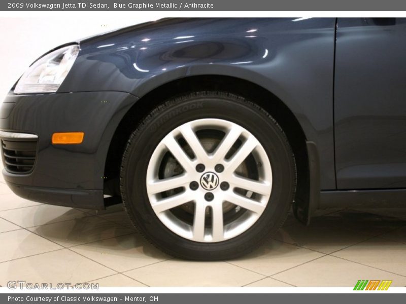 Blue Graphite Metallic / Anthracite 2009 Volkswagen Jetta TDI Sedan