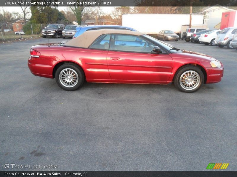  2004 Sebring Convertible Inferno Red Pearl