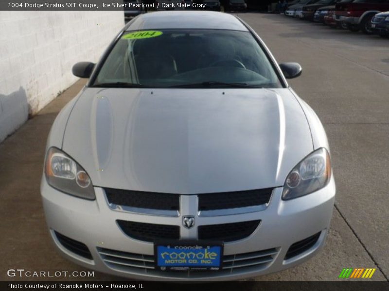 Ice Silver Pearlcoat / Dark Slate Gray 2004 Dodge Stratus SXT Coupe