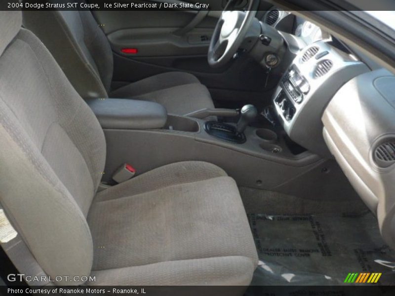Ice Silver Pearlcoat / Dark Slate Gray 2004 Dodge Stratus SXT Coupe