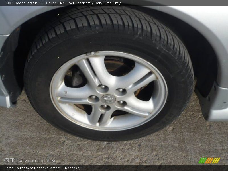 Ice Silver Pearlcoat / Dark Slate Gray 2004 Dodge Stratus SXT Coupe