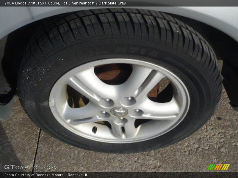 Ice Silver Pearlcoat / Dark Slate Gray 2004 Dodge Stratus SXT Coupe