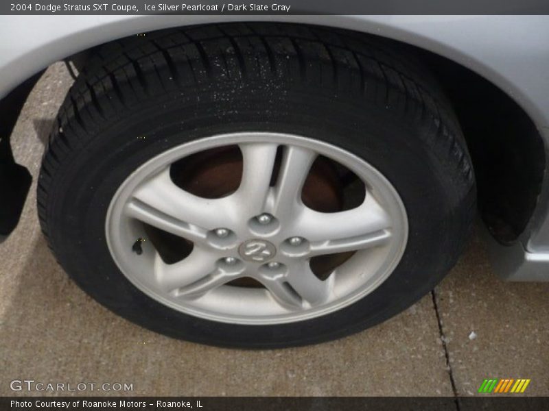 Ice Silver Pearlcoat / Dark Slate Gray 2004 Dodge Stratus SXT Coupe