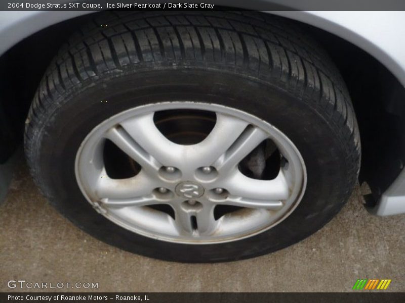 Ice Silver Pearlcoat / Dark Slate Gray 2004 Dodge Stratus SXT Coupe