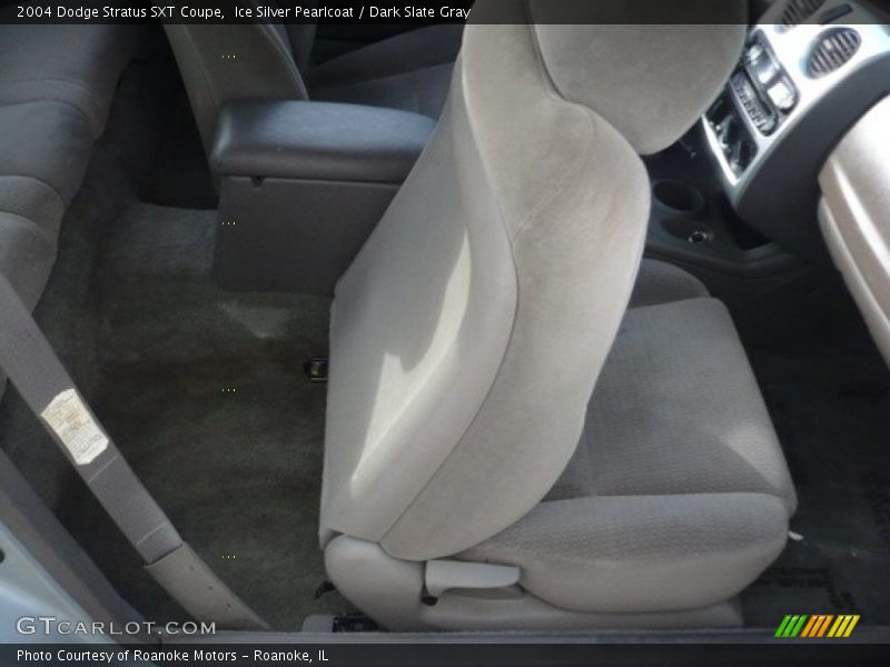 Ice Silver Pearlcoat / Dark Slate Gray 2004 Dodge Stratus SXT Coupe