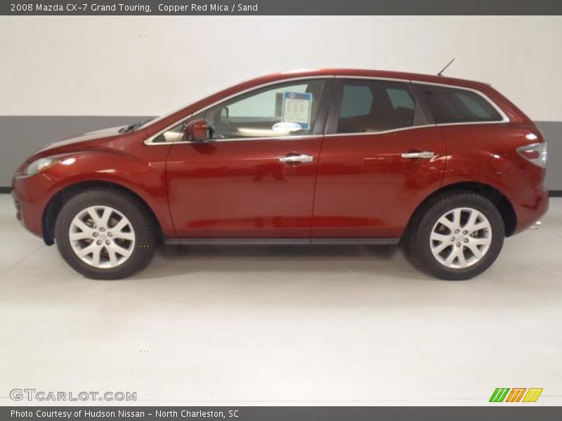 Copper Red Mica / Sand 2008 Mazda CX-7 Grand Touring