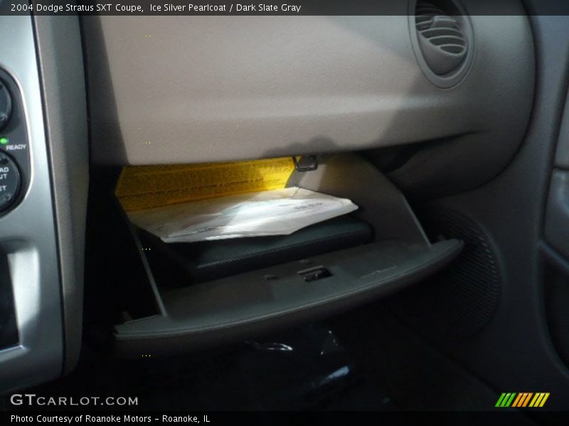 Ice Silver Pearlcoat / Dark Slate Gray 2004 Dodge Stratus SXT Coupe