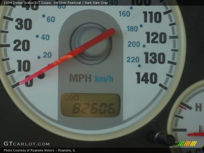 Ice Silver Pearlcoat / Dark Slate Gray 2004 Dodge Stratus SXT Coupe