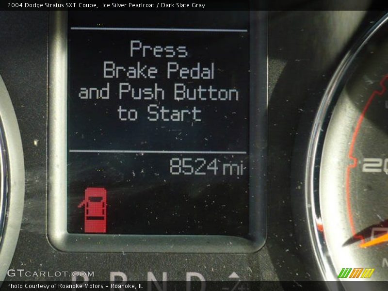 Ice Silver Pearlcoat / Dark Slate Gray 2004 Dodge Stratus SXT Coupe