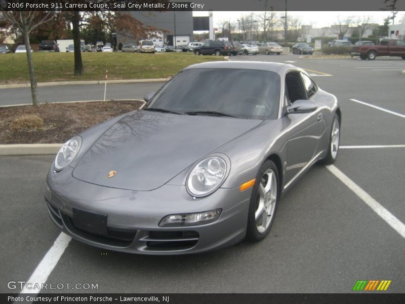 Seal Grey Metallic / Stone Grey 2006 Porsche 911 Carrera Coupe