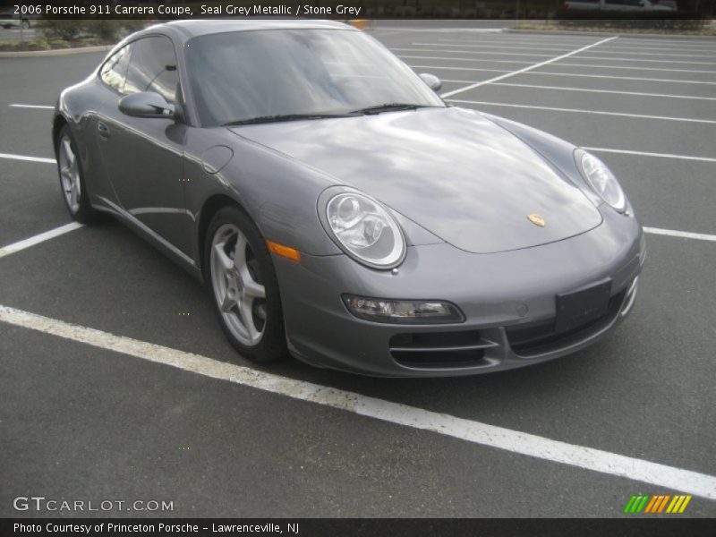 Seal Grey Metallic / Stone Grey 2006 Porsche 911 Carrera Coupe