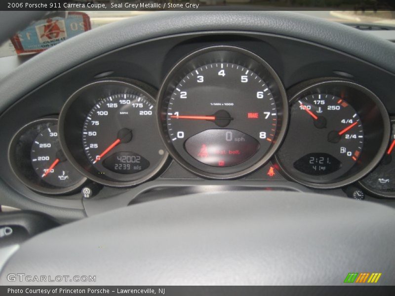 Seal Grey Metallic / Stone Grey 2006 Porsche 911 Carrera Coupe