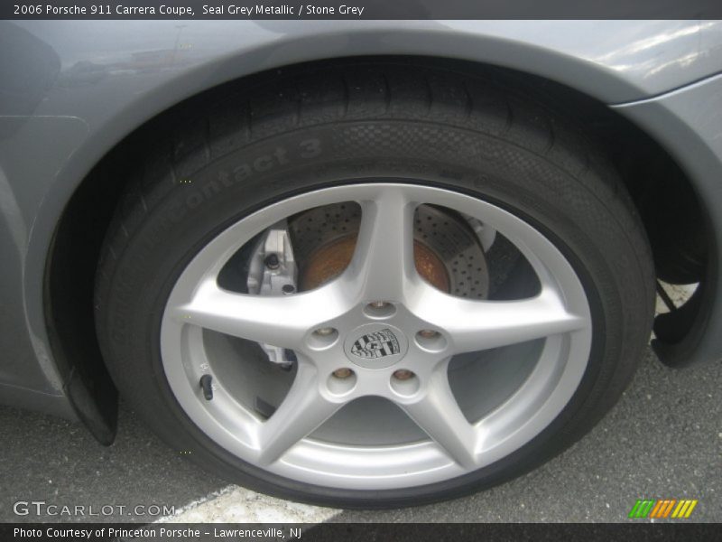 Seal Grey Metallic / Stone Grey 2006 Porsche 911 Carrera Coupe