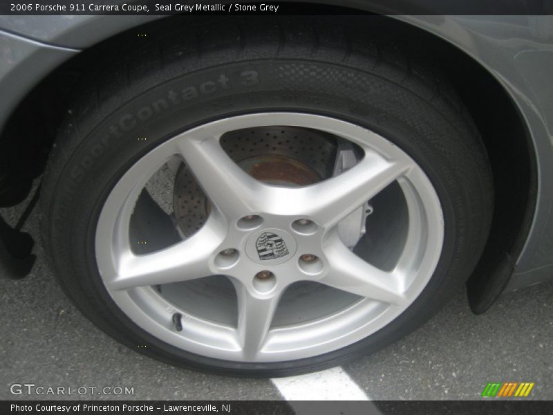 Seal Grey Metallic / Stone Grey 2006 Porsche 911 Carrera Coupe