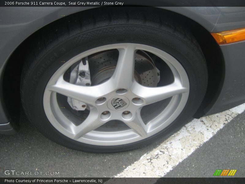 Seal Grey Metallic / Stone Grey 2006 Porsche 911 Carrera Coupe