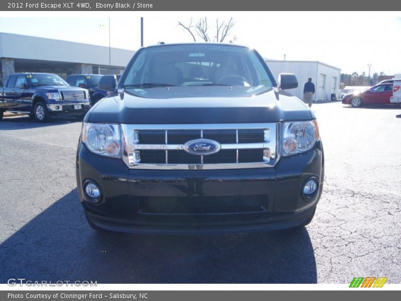 Ebony Black / Stone 2012 Ford Escape XLT 4WD