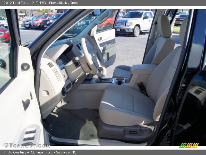 Ebony Black / Stone 2012 Ford Escape XLT 4WD