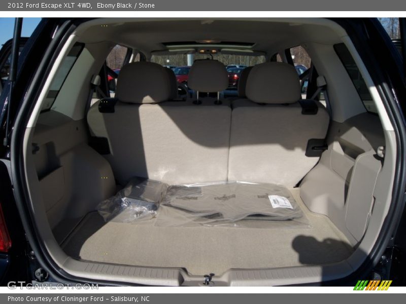 Ebony Black / Stone 2012 Ford Escape XLT 4WD